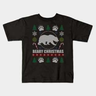 Gay Bear Beary Christmas Kids T-Shirt